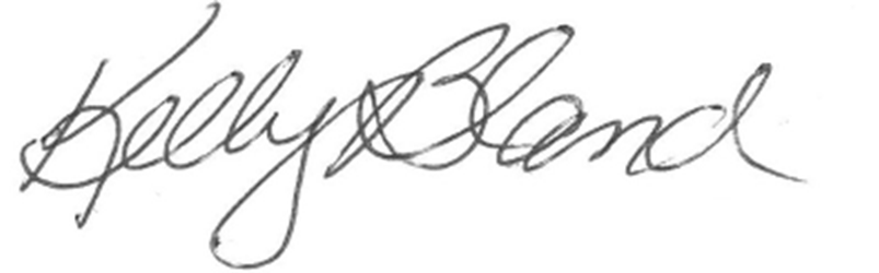 Kelly Bland Signature